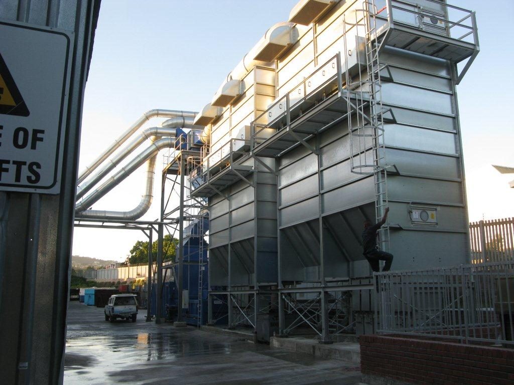 Reverse-pulse after filters at CTP Printers Cape Town