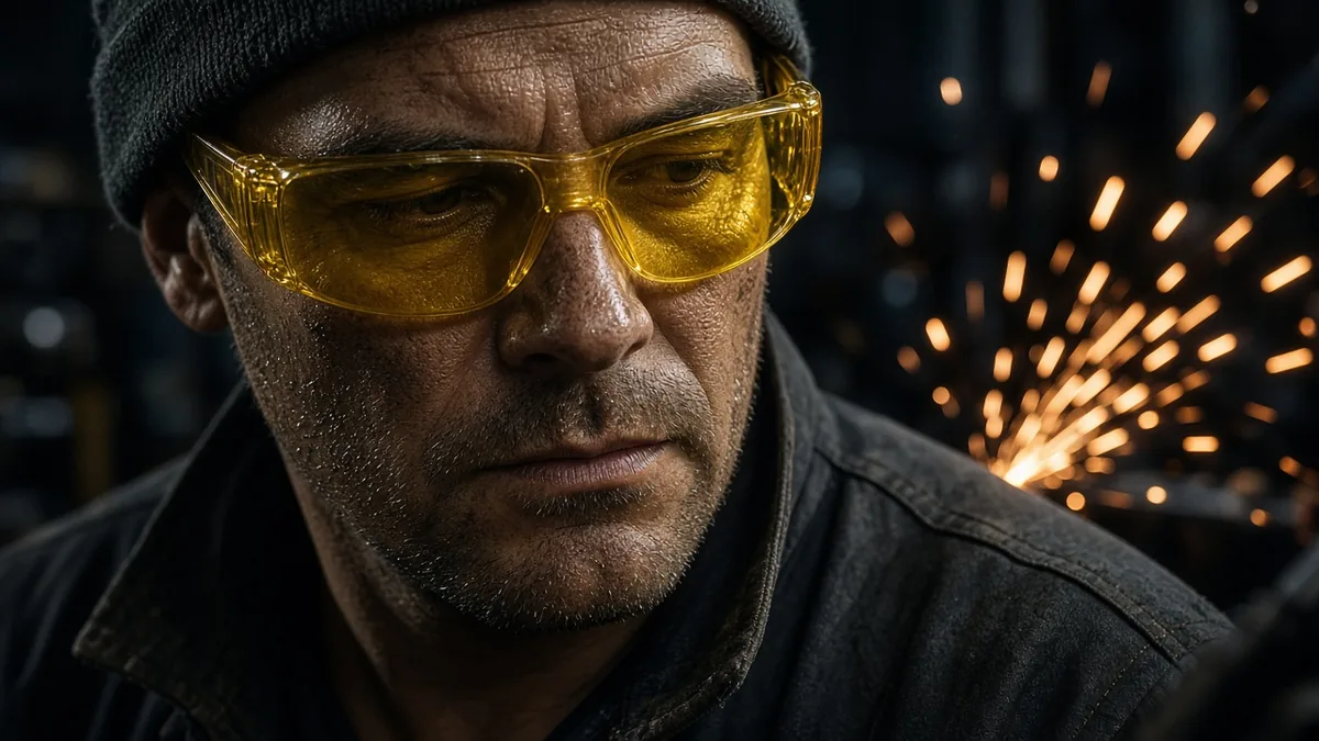 Safety glasses icon — eye protection
